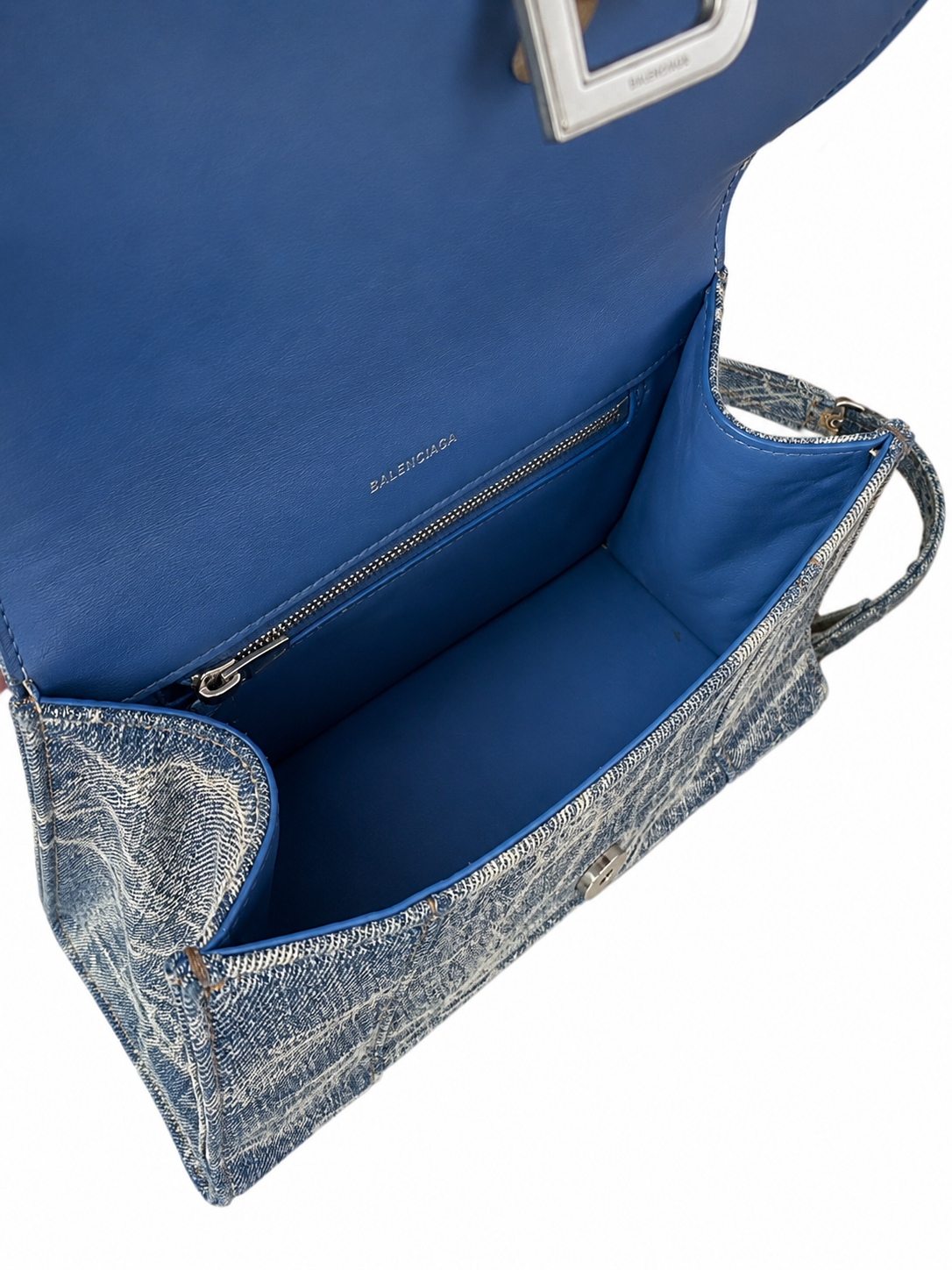 Balenciaga Hourglass Mini BB Denim