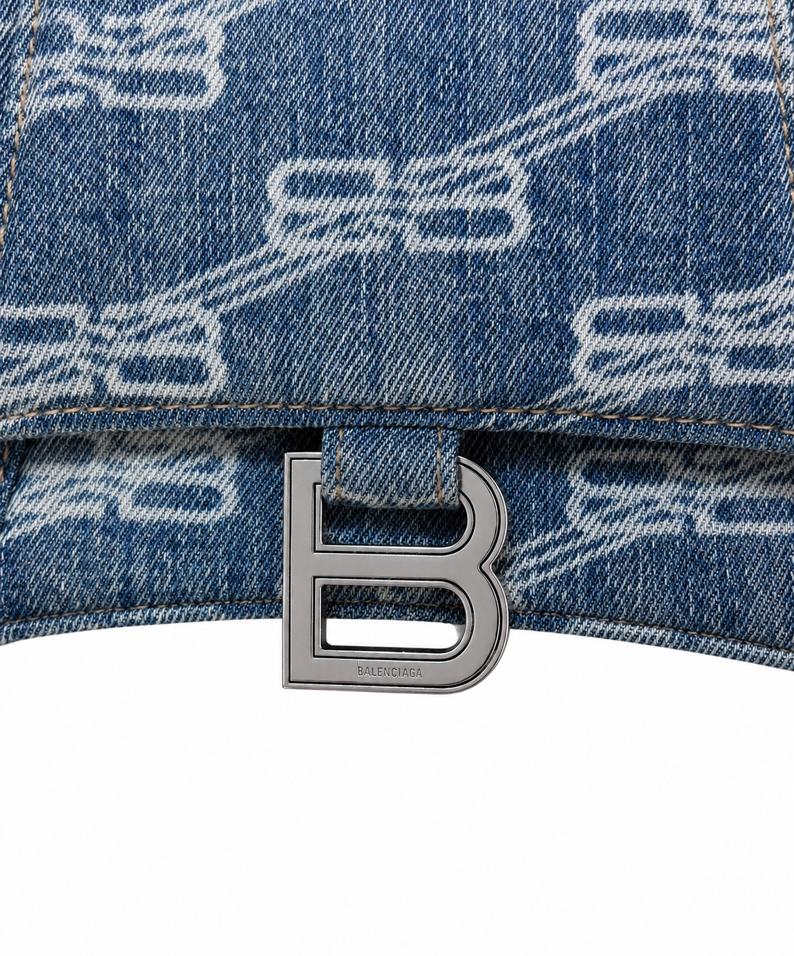 Balenciaga Hourglass Mini BB Denim