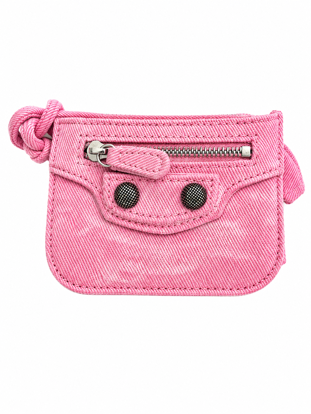 Balenciaga Neo Cagole XS in denim rosa