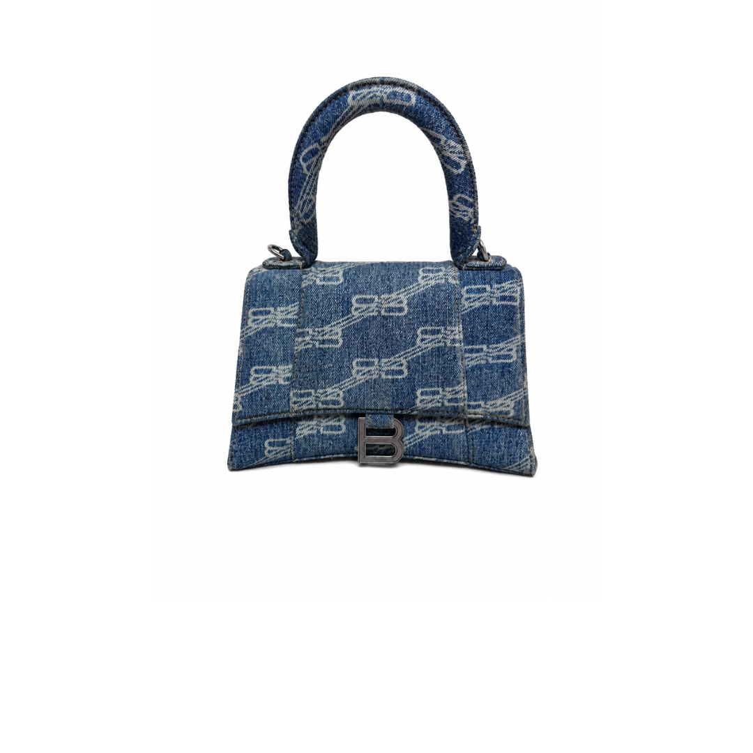Balenciaga Hourglass Mini BB Denim